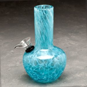 6" Soft Glass Water Pipe w/Slide