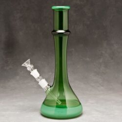 15" Large Glass Water Pipe w/Slotted Downstem