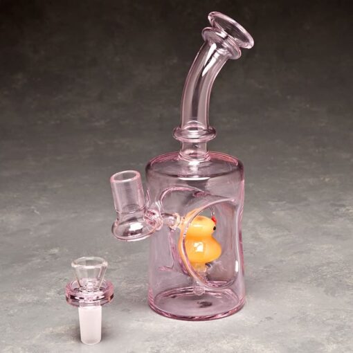 8" 'Animal Perc' Glass Water Pipe