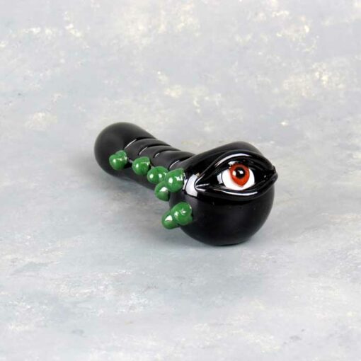"The Eye" Worked Glass Spoon