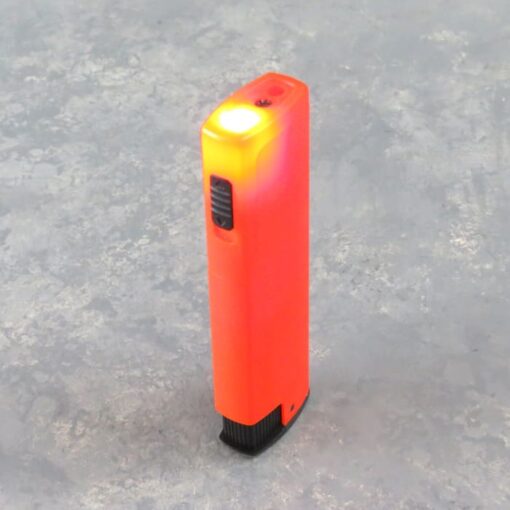 3" Refillable Windproof Lighters w/LED