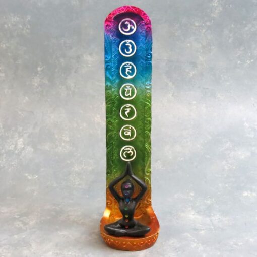 10" Standing Chakra Incense Burner