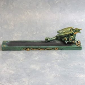 10" Steampunk Dragon Incense Burner
