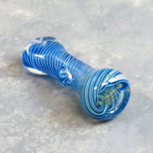 3" Pinstripe Spiral One-Hitters w/Tapered Mouthpiece