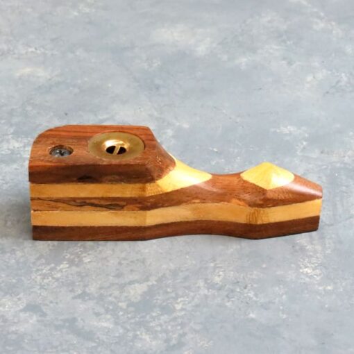 3.5" Wooden Pipe w/Slide Cover