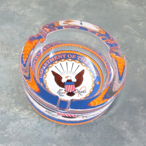 Thick Glass Dept. of Navy Ash Trays