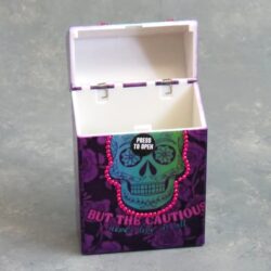 Mix 'Bejeweled' Graphic Plastic Flip-Top Cigarette Case