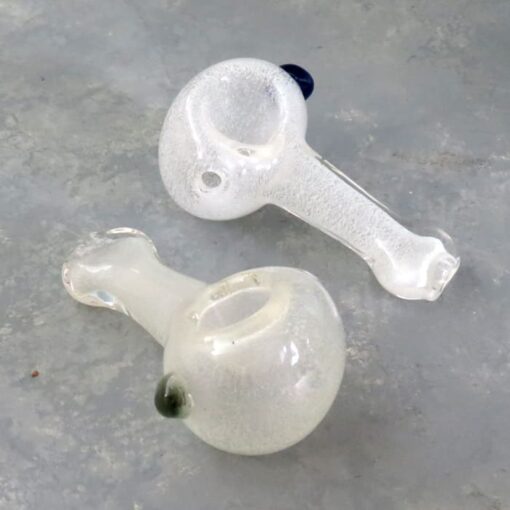 3" "Frosted" Small Glass Hand Pipes