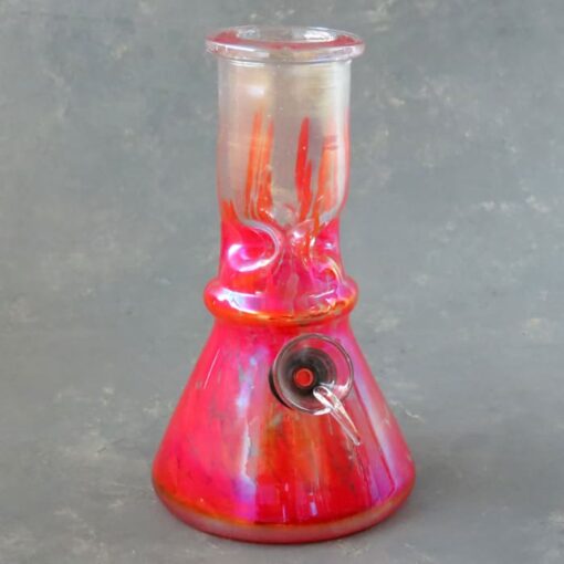 6.25" Beaker Style Soft Glass Water Pipe w/Ice Catch