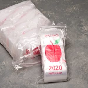 1000pcs 2" x 2" Plastic Baggies