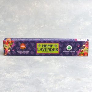 12pk Anand Hemp Lavender Incense Sticks (15g packs)