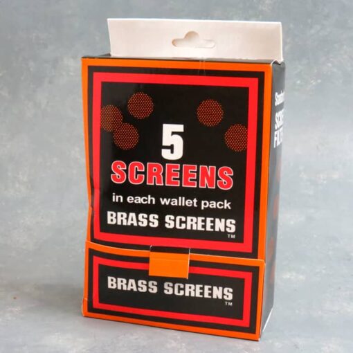 100pcs Brass 20mm Screen 5-packs (500 total)