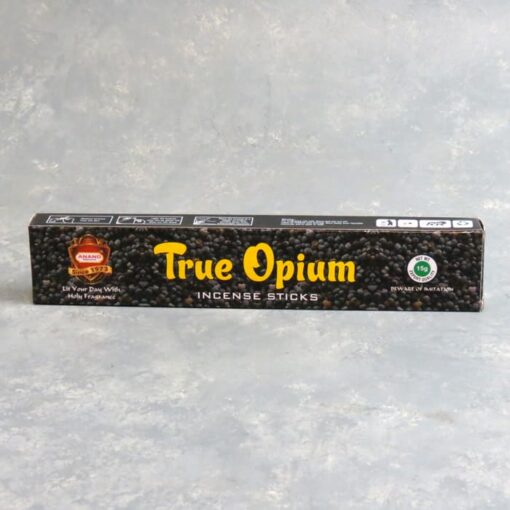 12pk Anand True Opium Incense Sticks (15g packs)