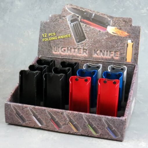 1.5" Spring Assisted Knife/Lighter Holder w/Clip