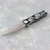 3.25" Dragon Stiletto Style Dragon Assisted Opening Folding Pocket Knife w/Clip and Glass Breaker