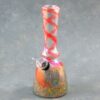 8" Chromametallic Multicolor Bell Shape Soft Glass Water Pipe