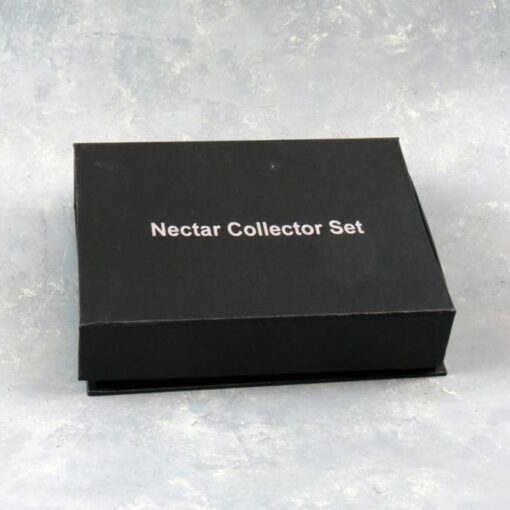 8" Dome Perc Nectar Collector Kit Wearable Pendant w/Titanium/Quartz Nails, Glass Bucket, and Clip