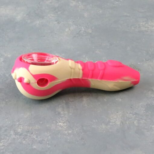 4" Silicone Hand Pipe w/Texturing