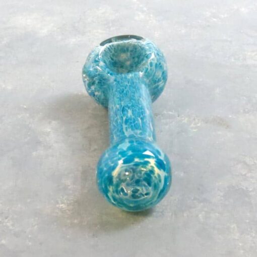 4" Fumed Inside-Out Spoon Style Glass Hand Pipe w/Carb
