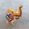 5" Fumed Inside-Out Elephant Glass Hand Pipe w/Carb
