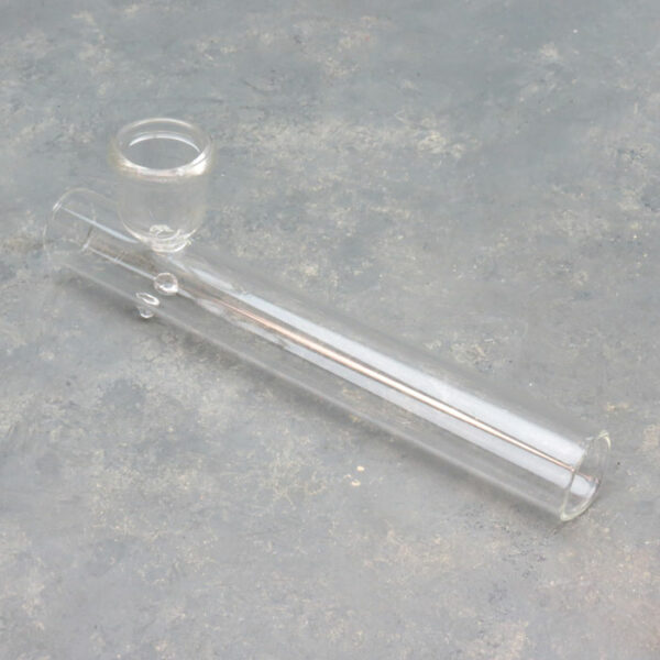 6" Clear Glass Steamrollers (2pcs/pack)