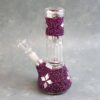 8" Dome Perc Jeweled Deco Glass Water Pipe w/Diffused Downstem & Ice Catch