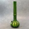 12" Pinstripe Color Fade Soft Glass Water Pipe