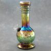 8" Vase Style Chromametallic Soft Glass Water Pipe w/Coil Mouthpiece