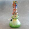 9" Color Twist Beaded Vase Soft Glass Water Pipe