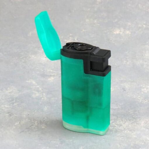3" Victory Torch Translucent Flip-Top Refillable Torch Lighters