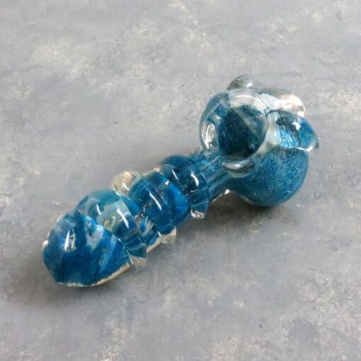 5" Heavy Spoon-Style Glass Hand Pipes w/Accents