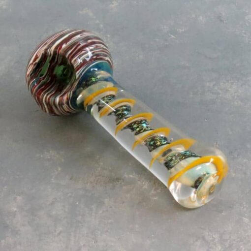 4.5" Fancy Twisted Dichro Glass Hand Pipes