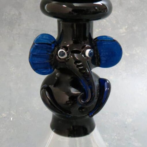 15.5" Elephant Glass Water Pipe w/Rings and Perc