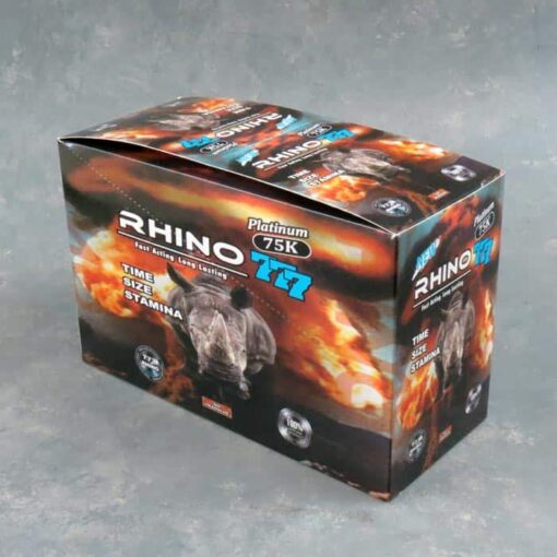 Rhino 777 Platinum 75K – Male Enhancement Single Pill – 24 Counts Per Box
