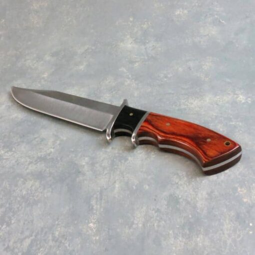 6" Rocky Mountain USA Hunting Knife w/Sheath and Wood Handle