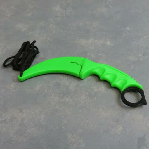 3" Stainless Steel Fixed Blade Karambit Knife w/ Sheath and Cord