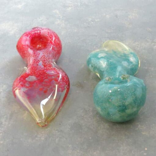 4.5" Twisted Pendant Fumed Inside Out Glass Hand Pipes