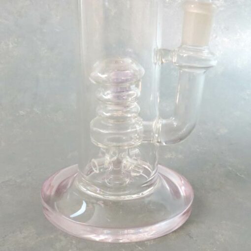 12" Glass Water Pipe w/Perc, Implosion Flower and Narrow Mouthpiece