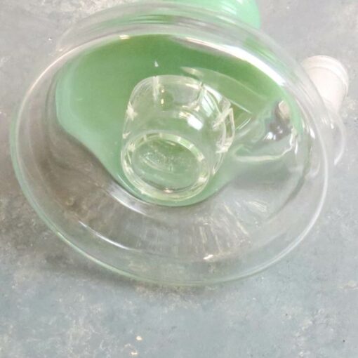 8" Glass Water Pipe w/UFO Perc and Bent Mouthpiece