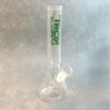 12" Troy Glass Clear Glass Water Pipe w/Ice Catch and Downstem