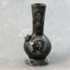 6" Frosted Bob Marley Soft Glass Water Pipe w/Base & Slide