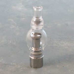 eGo Wax Vapor Globe Metal w/Carbon Filter, Drip Tip & Replacement Parts