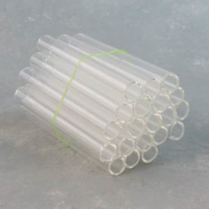 4.25" Clear Glass Tubes 12mm/3/8"