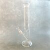14" Clear Tube Glass Water Pipe w/Diffused Downstem & Ice Catch