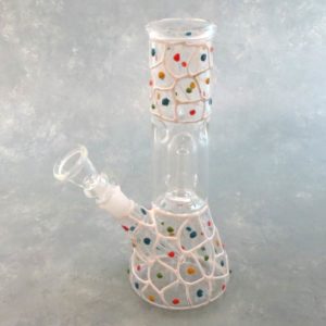 8" Dome Perc Glass Water Pipe w/Puffy Design