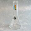 7" Earlmeyer Flask Mini Glass Water Pipe w/Carb and Graphic