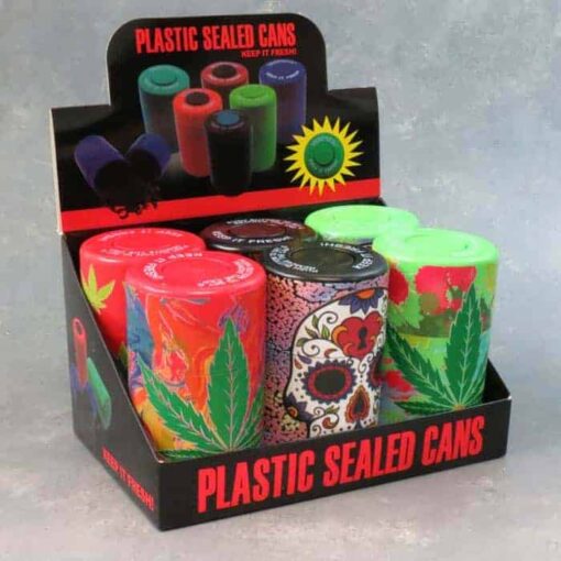 4" Air Tight Plastic Storage Cans