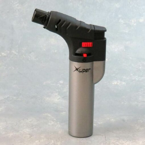 5" Refillable Trigger Style Adjustable/Lockable Single Torch Lighters