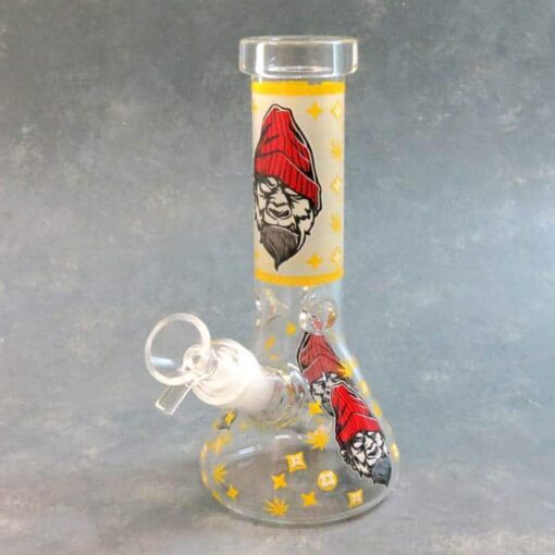 8" 'Bad Gorilla' Beaker Glass Water Pipe w/Ice Catch and Diffused Downstem