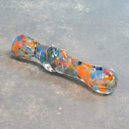3.25" Party Dots Twisted Glass Chillums